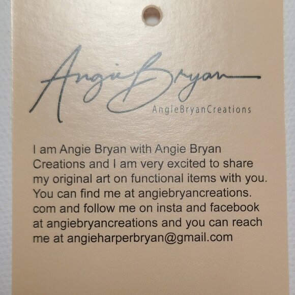 🦉 Angie Bryan Creations Owl Tote Bag – Original Artwork Print - Picture 13 of 14